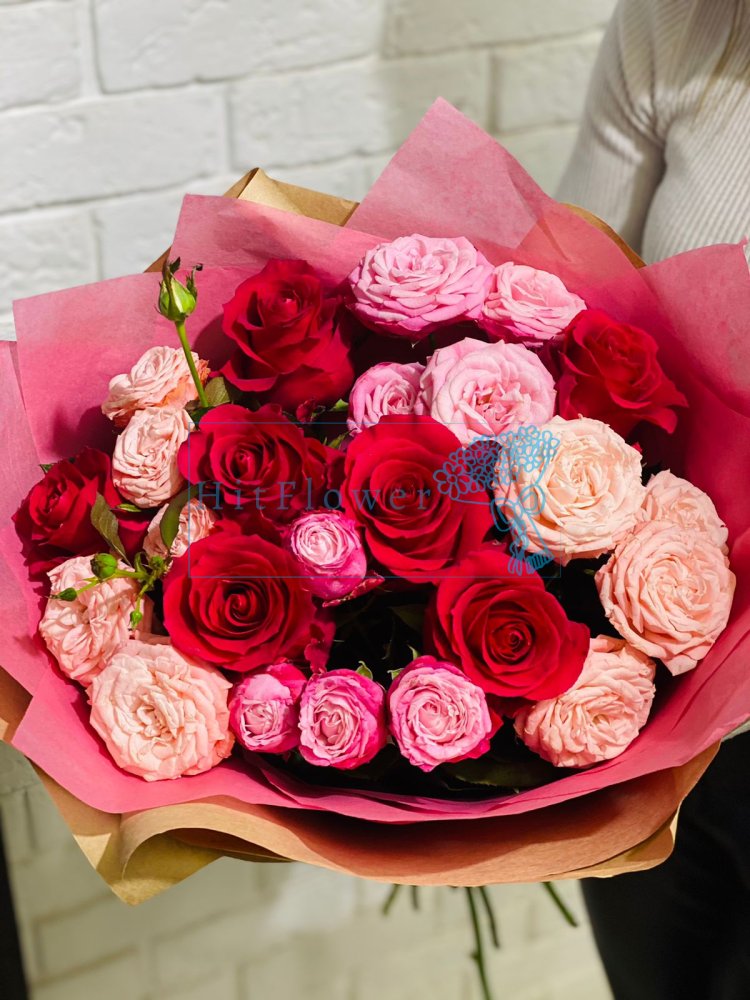 Букет закат Букет роз Закат